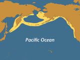 Map: Steller sea lion range