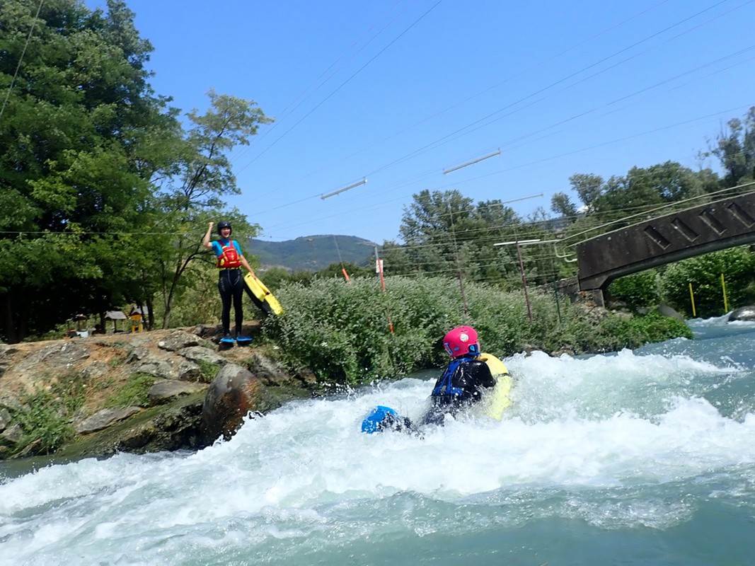 A picture containing outdoor, tree, sky, raft

Description automatically generated