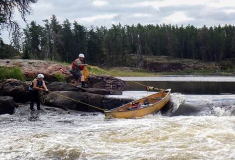 A group of people in a river

Description automatically generated