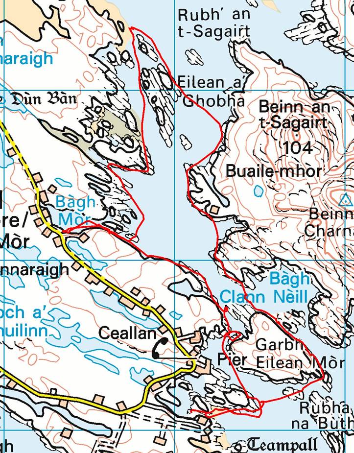A map of a route

Description automatically generated