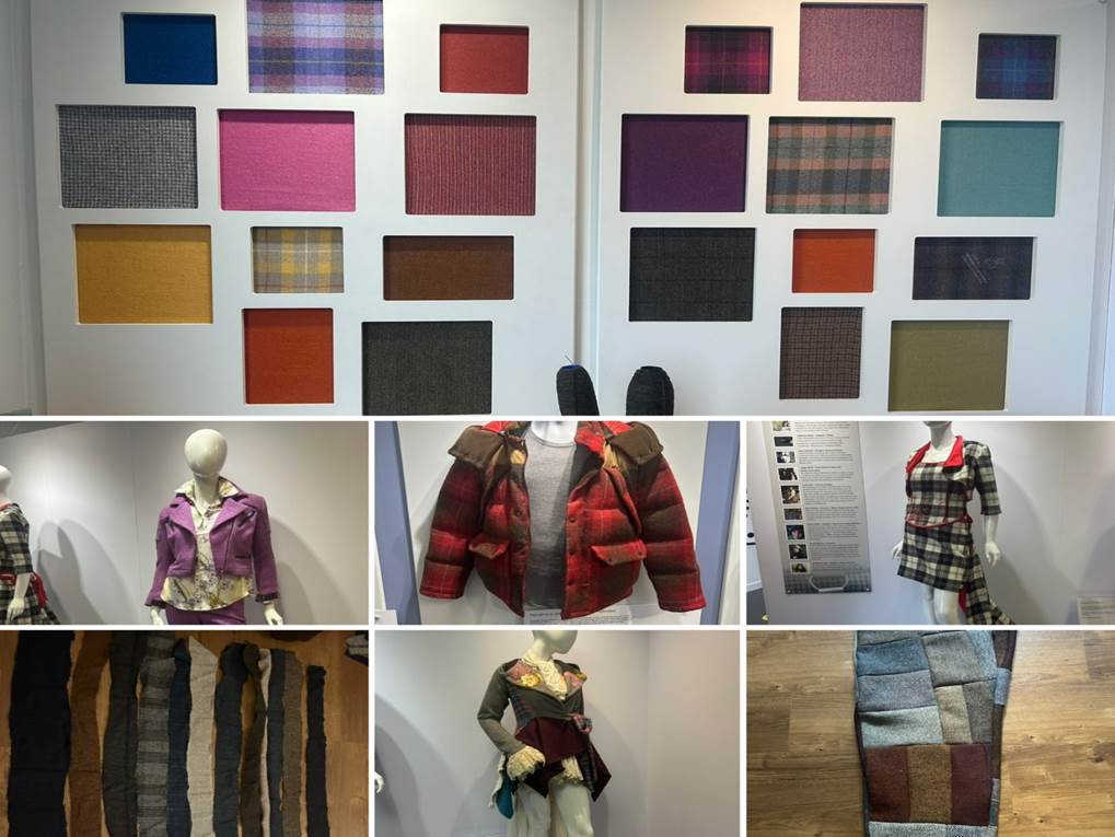 A collage of different fabrics

Description automatically generated