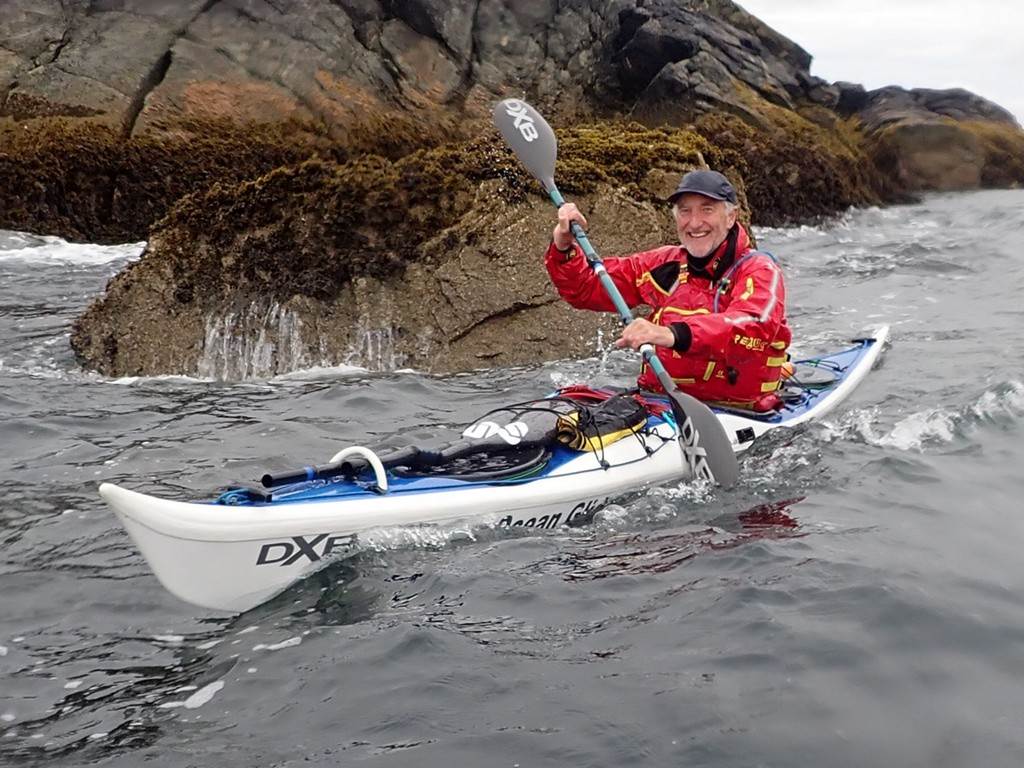 A person in a kayak

Description automatically generated