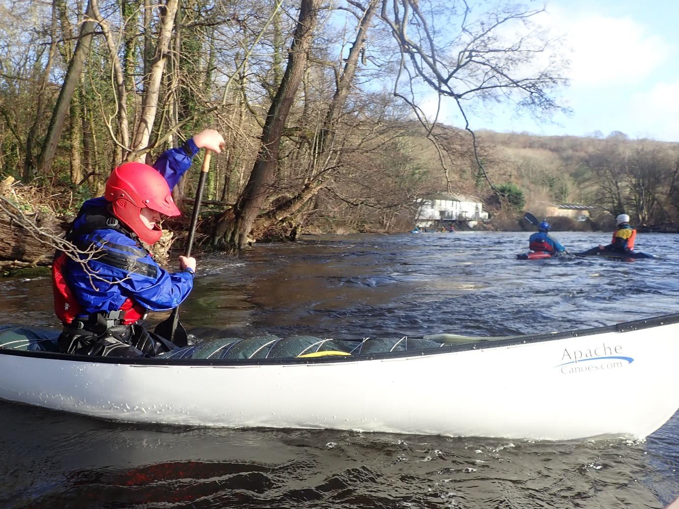 A picture containing outdoor, tree, water, personDescription automatically generated