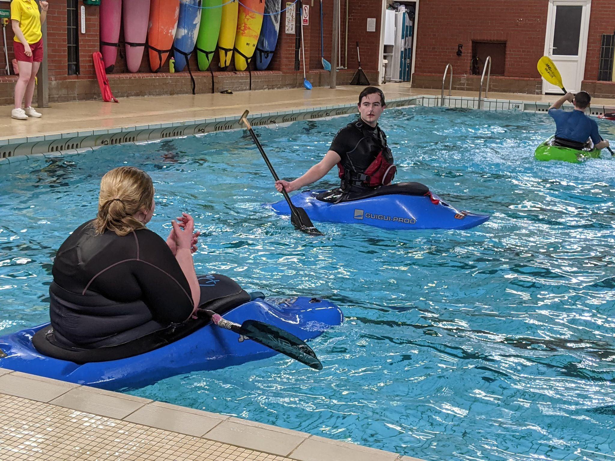 May be an image of 4 people and pool