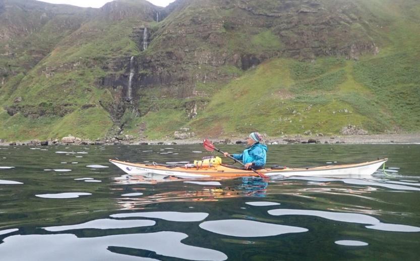 A person in a kayakDescription automatically generated with low confidence