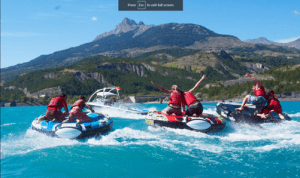 A picture containing mountain, sky, outdoor, water Description automatically generated