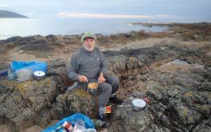 A picture containing sky, outdoor, person, person Description automatically generated