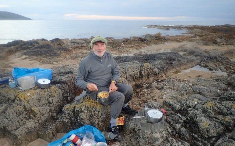 A picture containing sky, outdoor, person, person Description automatically generated