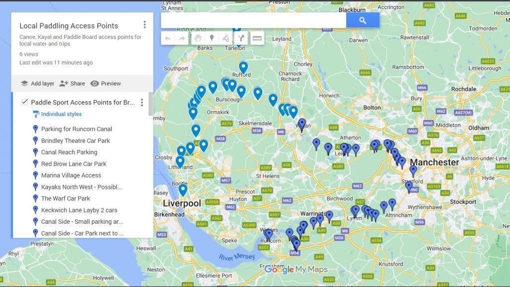 Local Access Points for Paddlesports