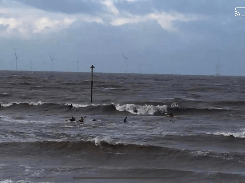 A group of people in the oceanDescription automatically generated with medium confidence