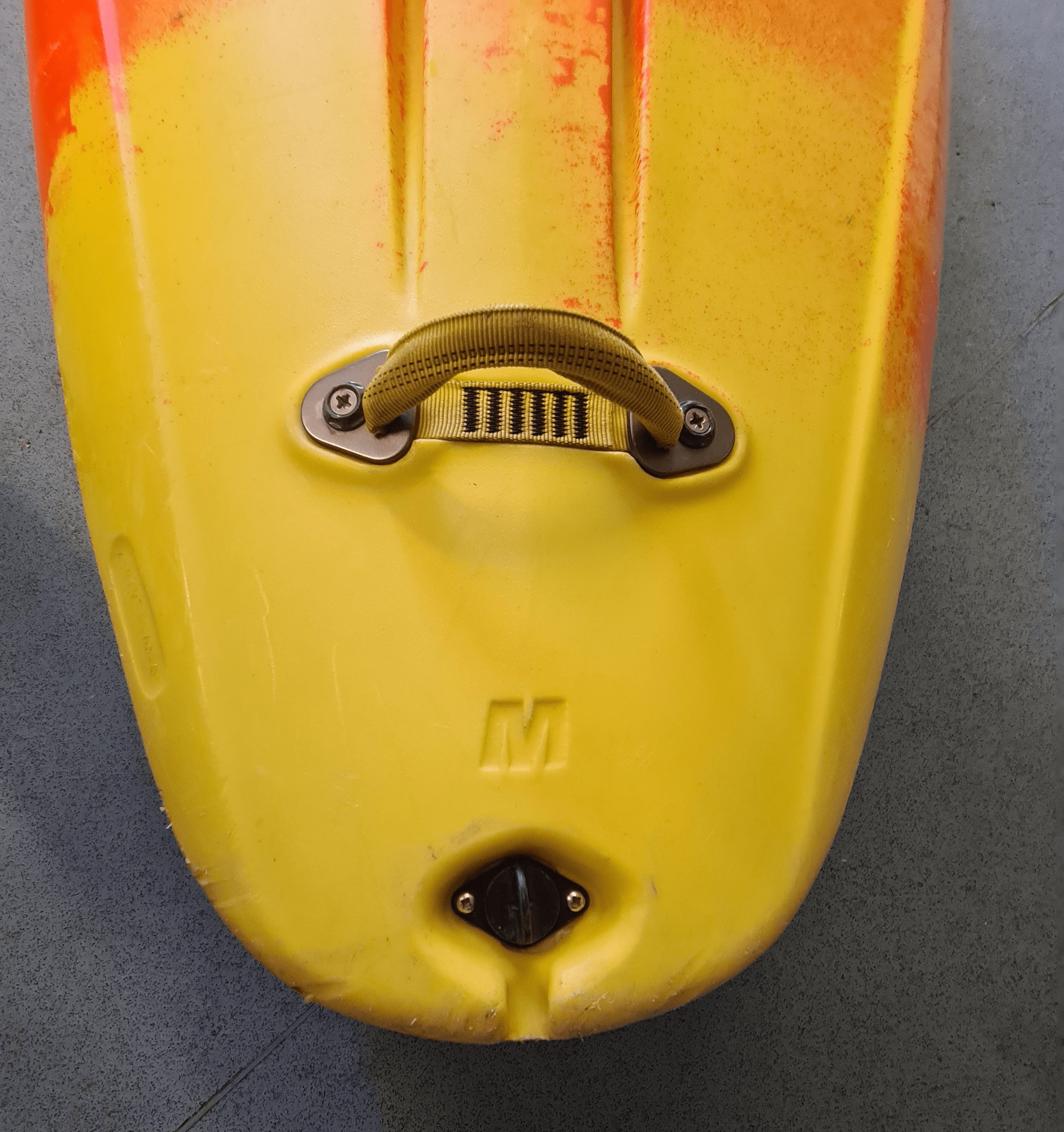 A picture containing yellow, surfboardDescription automatically generated