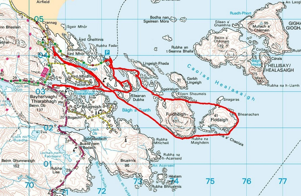 A map of land with red linesDescription automatically generated