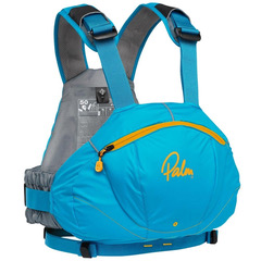 A blue and yellow vestDescription automatically generated