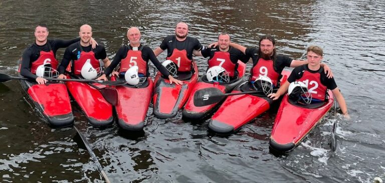 LCC A Canoe Polo Team after winning Division 2 North – Darren B 006_cr