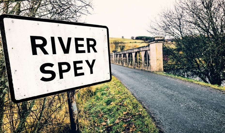 River Spey Sign