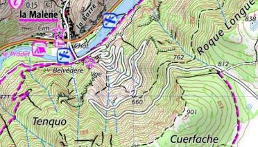 A map of a mountain range AI-generated content may be incorrect.