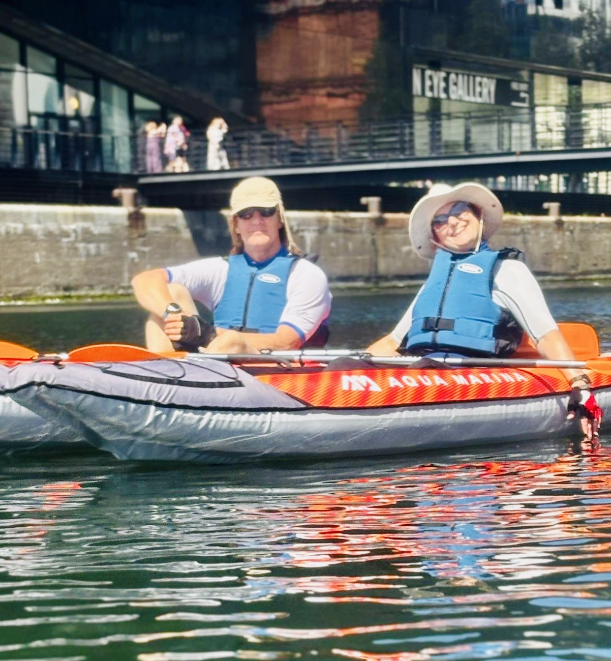 Leisurely docks paddle