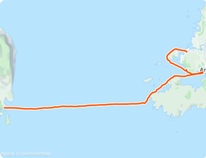 A map with a long red line AI-generated content may be incorrect.