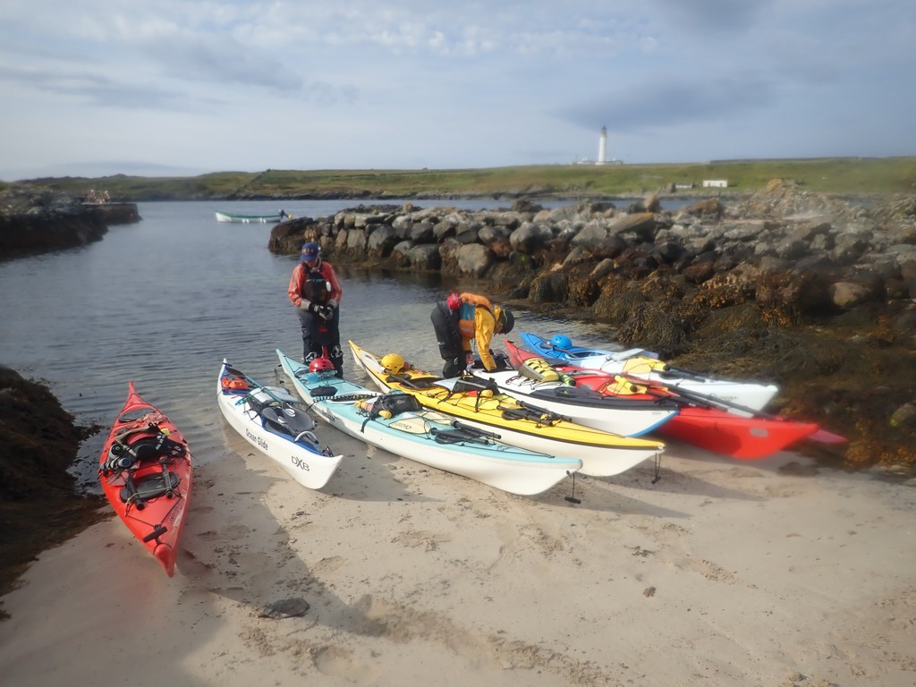 A group of friends paddling together and not as part of a "Club Trip"