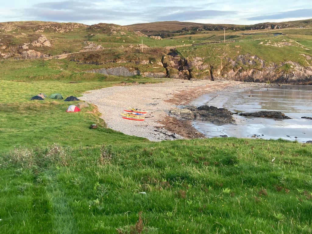 Kilchiaran Bay Beach and campsite