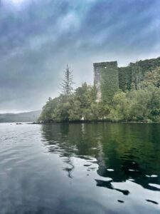 Frankie castle in the morning