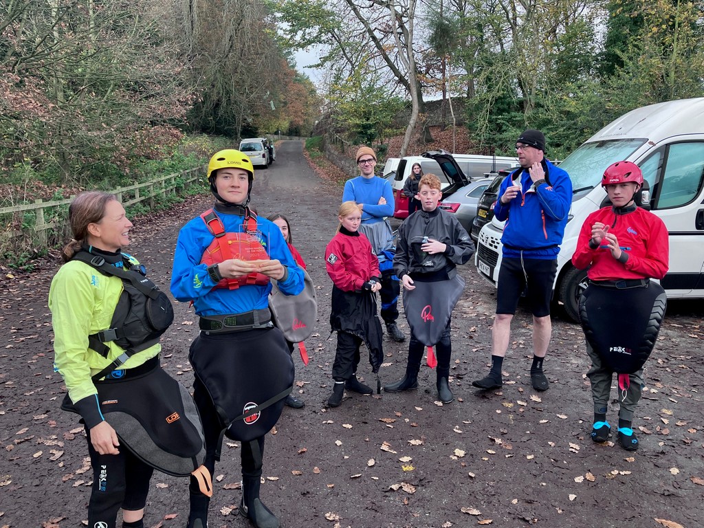 Marcus is presented with the Junior paddler of the year award