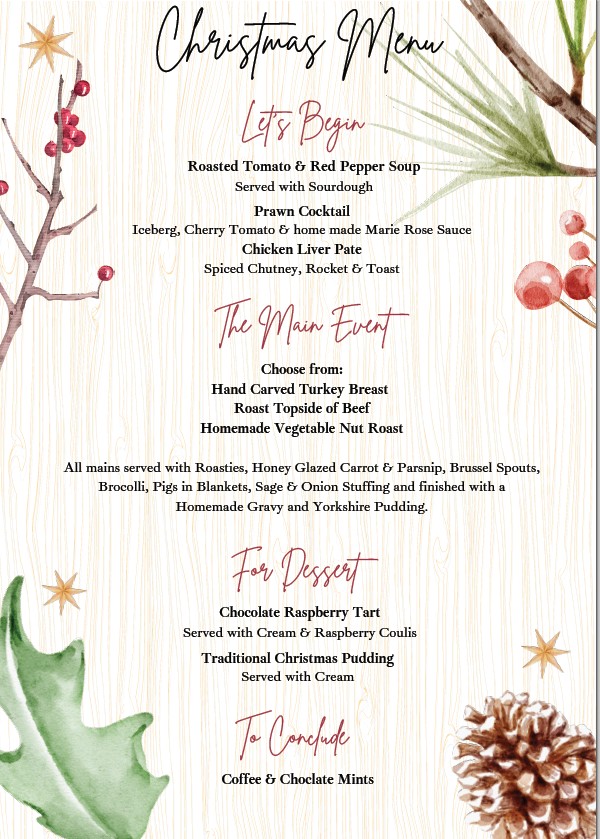 Christmas Dinner at The Anchor (Marina)